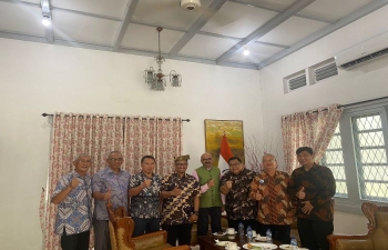 Consul General Mr. Ravi Shanker Goel welcomed entrepreneurs of North Sumatra